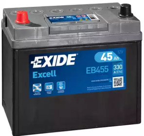 EB455 EXIDE Аккумулятор 45 Exide Excell 6СТ-45 АЗИЯ L+ (EB455)